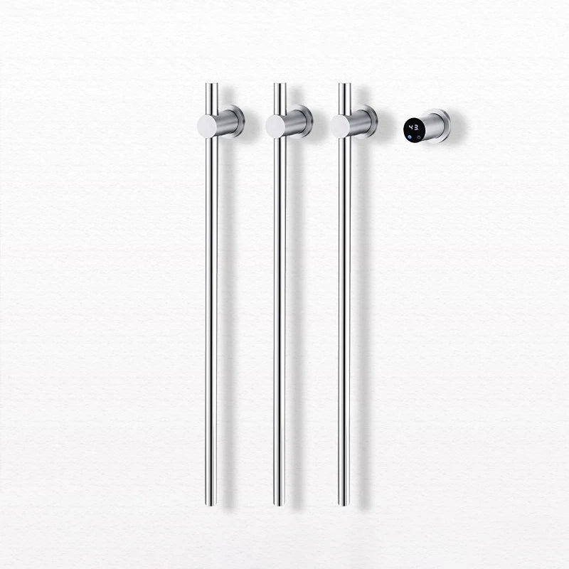 Bathroom Brushed Gold Electric Bath Towel Rack Smart