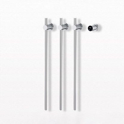 Bathroom Brushed Gold Electric Bath Towel Rack Smart