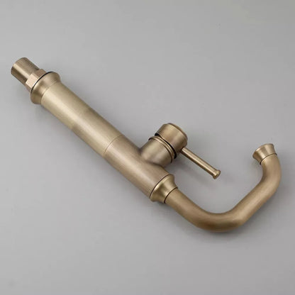 Antique Bathroom Sink Faucet Handle&Hole Mixer Deck Mounted