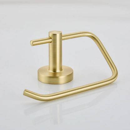 Brushed Gold Wall Mount Shelf Toilet Bath Hardware