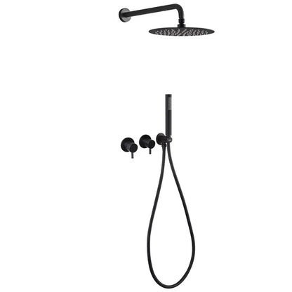 Jieni Rainfall Shower Faucet Brushed Gold Bathroom Shower