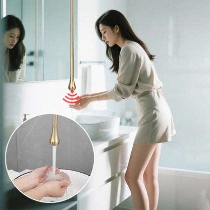 Modern Water Drops Bathroom Faucet Ceiling Design Basin