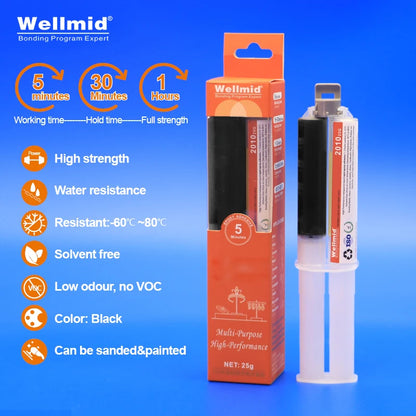 Black Epoxy Adhesive Fast Cured Bathroom Solar Panel