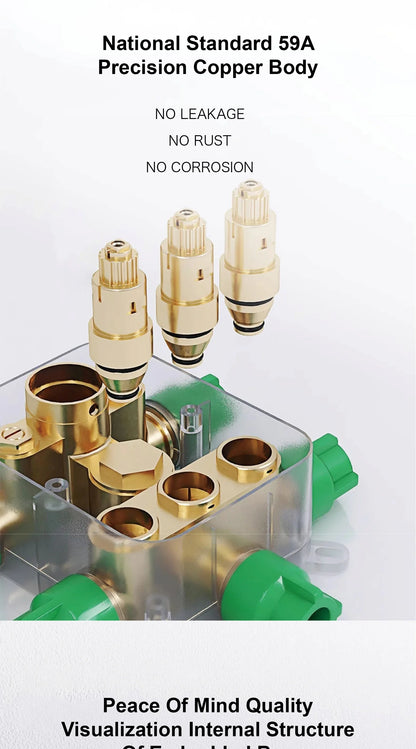 Luxury Brass Brushed Gold Led Digital Display Constant