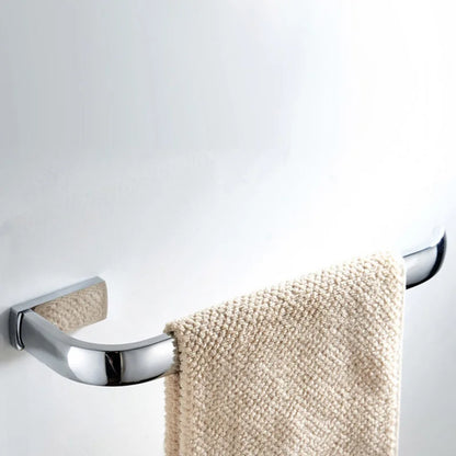 Polished Chrome Brass Square Bathroom Bath Hardware Towel
