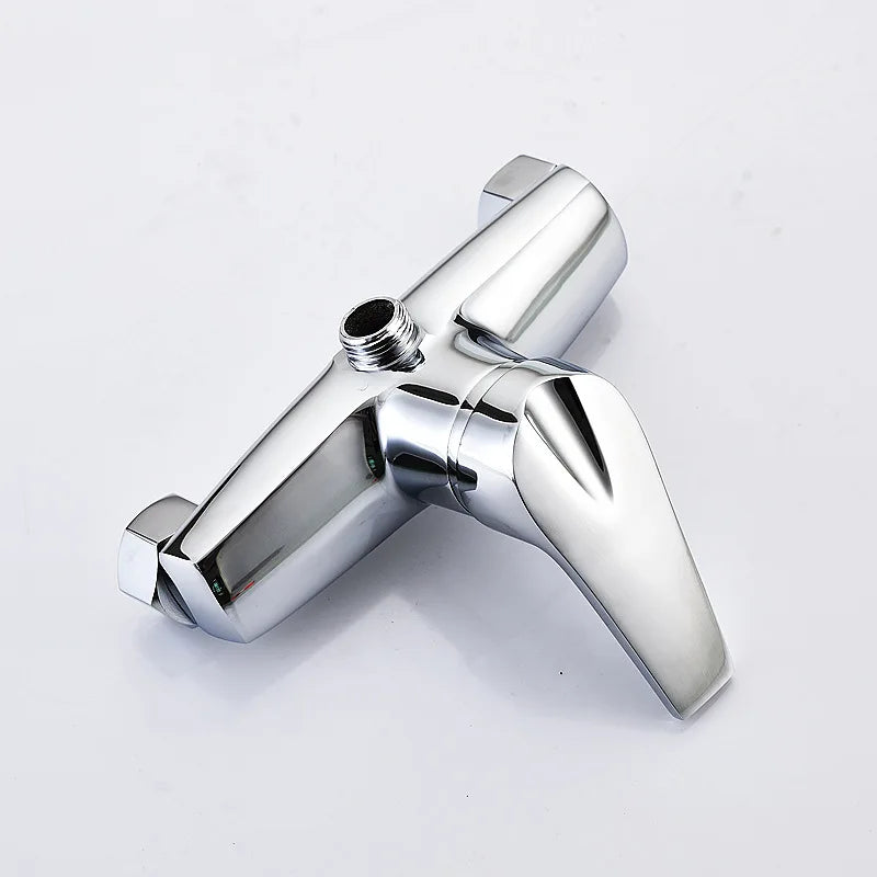 Brass Shower Faucet Mixer Valve Shower Head Hidden
