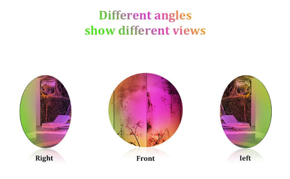 Wall Mirror Colorful Gradients Decor 26 Round Mirror