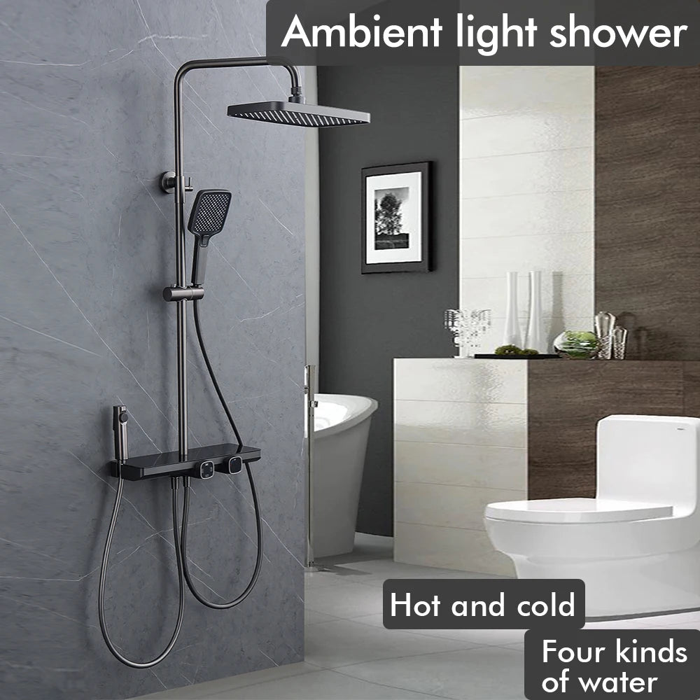 10 Inch Shower Head Handle Square Shower Faucet