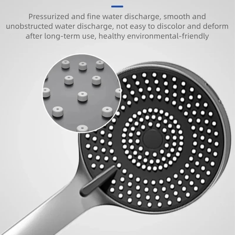 Bathroom Cold Water Boosting Shower Rainfall Pressure Piano
