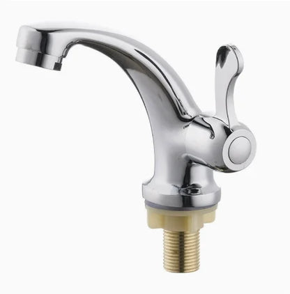 Handle Bathtub Faucet Cold Water Column Quick-Opening Tap