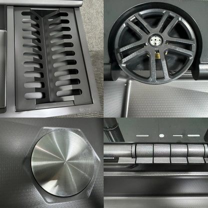 Stainless Steel Waterfall Sink Scratch Durable Resistant Large