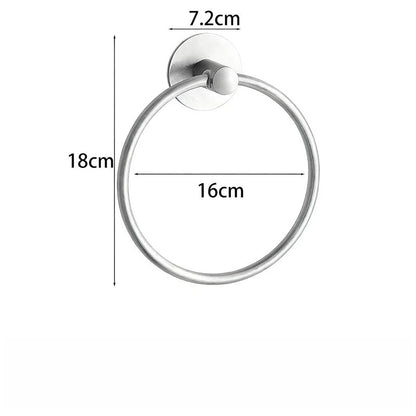 Self Adhesive Towel Ring Bathroom 304 Stainless Steel