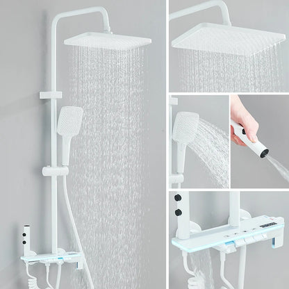 Luxury Smart Led Bathroom Shower Faucet Functions Smart