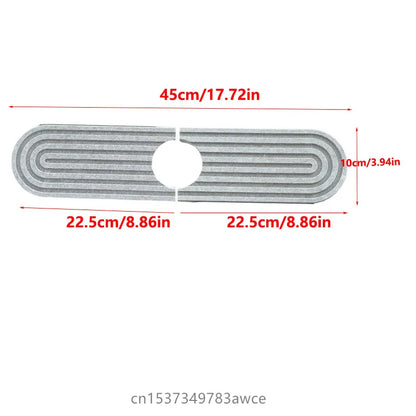Faucet Mats Sink Water Absorbent Stone Sink Tray