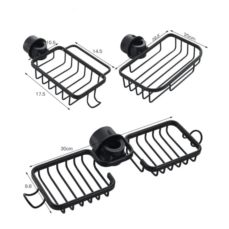 Sink Faucet Shelf Bathroom Shelf Soap Sponge Drain