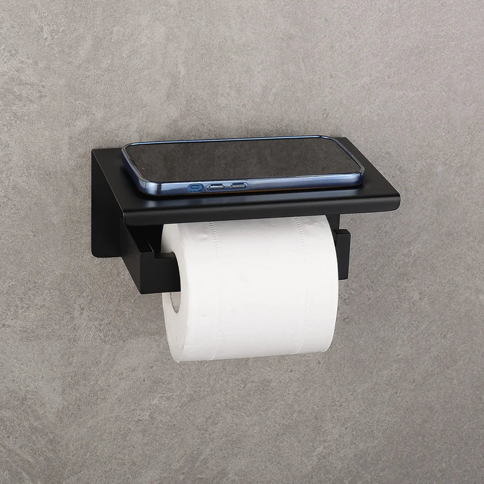 Matte Black Bathroom Hardware 304 Stainless Steel Towel