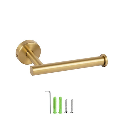 Stainless Steel Toilet Paper Holder Wall-Mounted Bathroom Roll