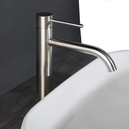 Brushed Gold Bathroom Basin Faucet Cold Mixer Water