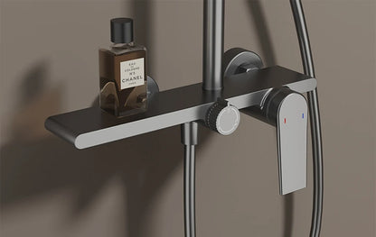 Rose Gold Bathroom Shower System 12 Inch Rain