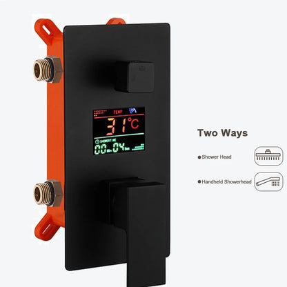 Digital Wall Mounted Shower Mixer Valve 2/3 Way