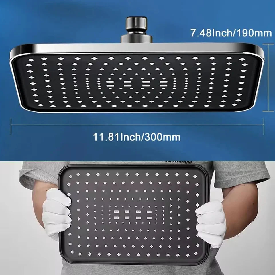 Large Size High Pressure Overhead Rain Shower Head