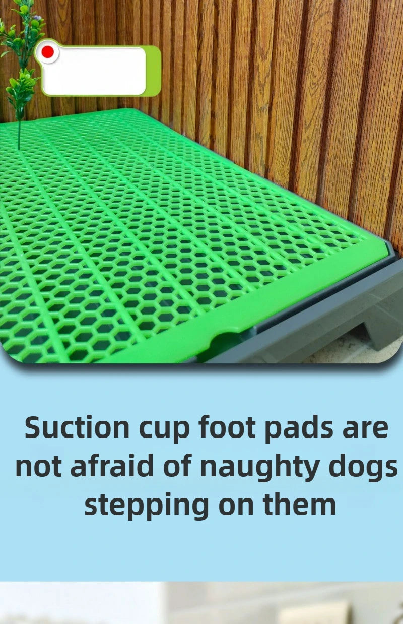 Flush Dog Toilet 28cm Enclosing Wall Large Dog