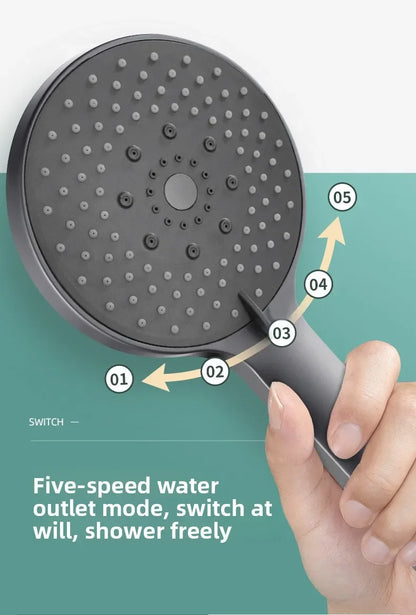 Bathroom Sprayer Shower Head Water Saving Handheld Rain