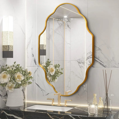 Irregular Wall Mirror Asymmetrical Mirror Wall 116 66
