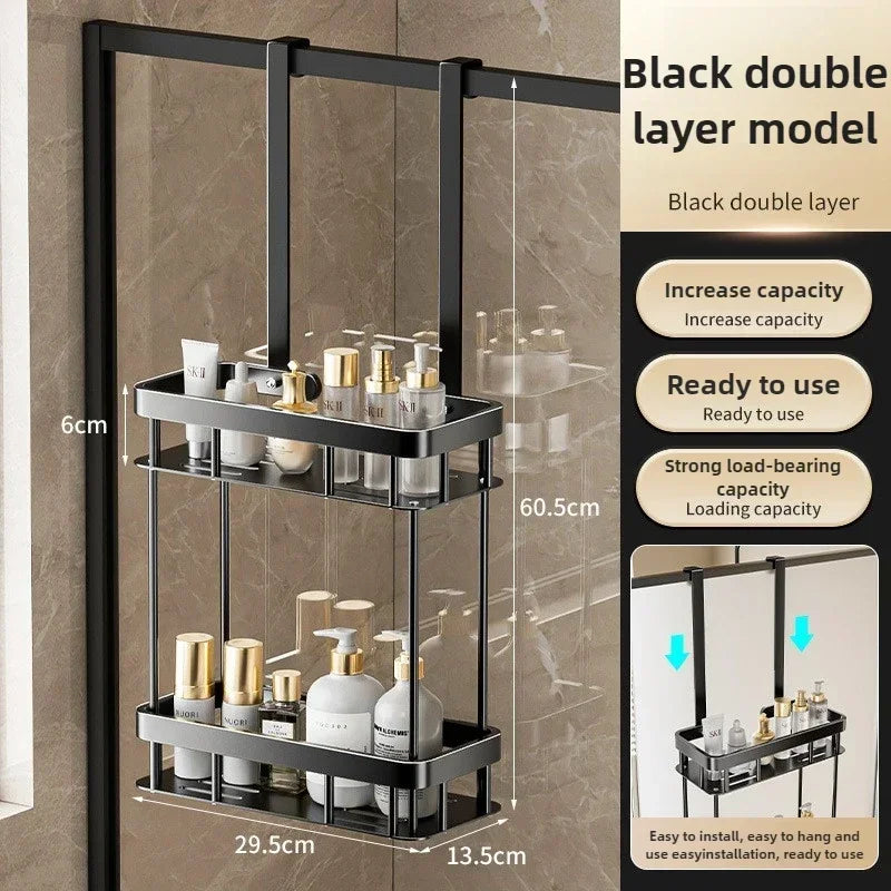 Bathroom Storage Rack Over Door Shower Caddy Bathroom