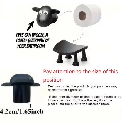Fun Dog Raccoon Sheep Toilet Paper Holder Decor