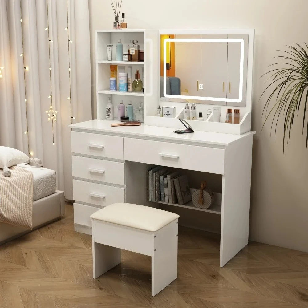 Luxury Design Stylish Makeup Dresser Antique Bedroom Dressing