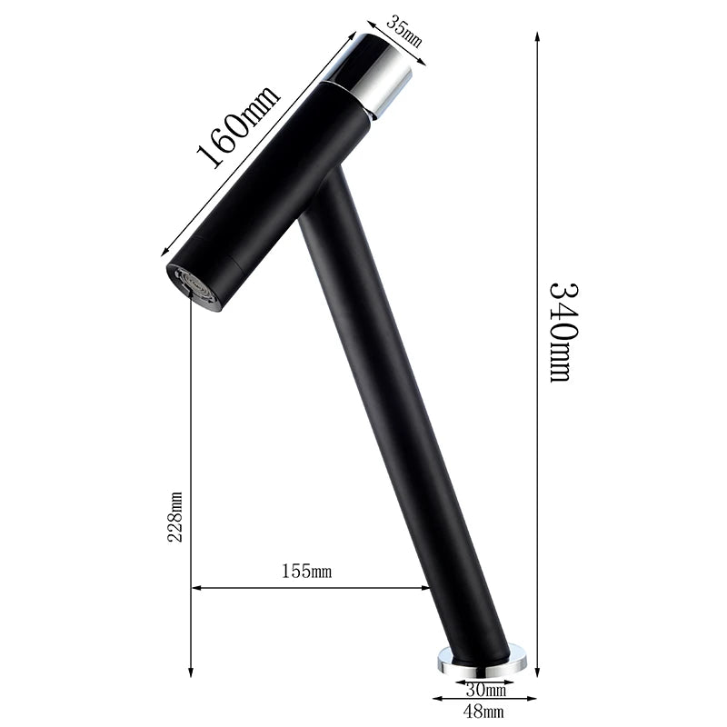 Bakala Black Bathroom Sink Faucet Water Faucet Gourmet