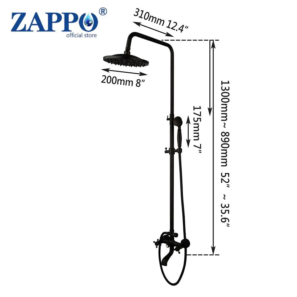 Zappo Antique Shower Wall Bathroom Bath Shower Faucet