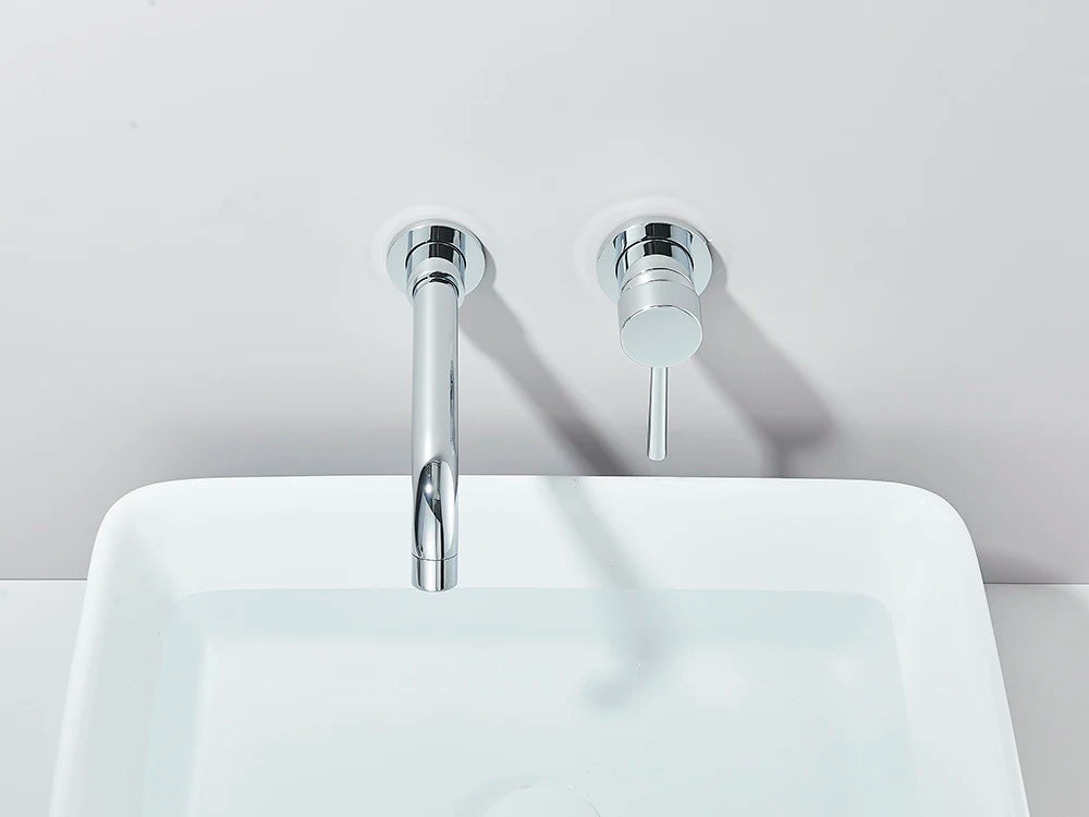 Matte Black Basin Faucet Brass White Bathroom Sink