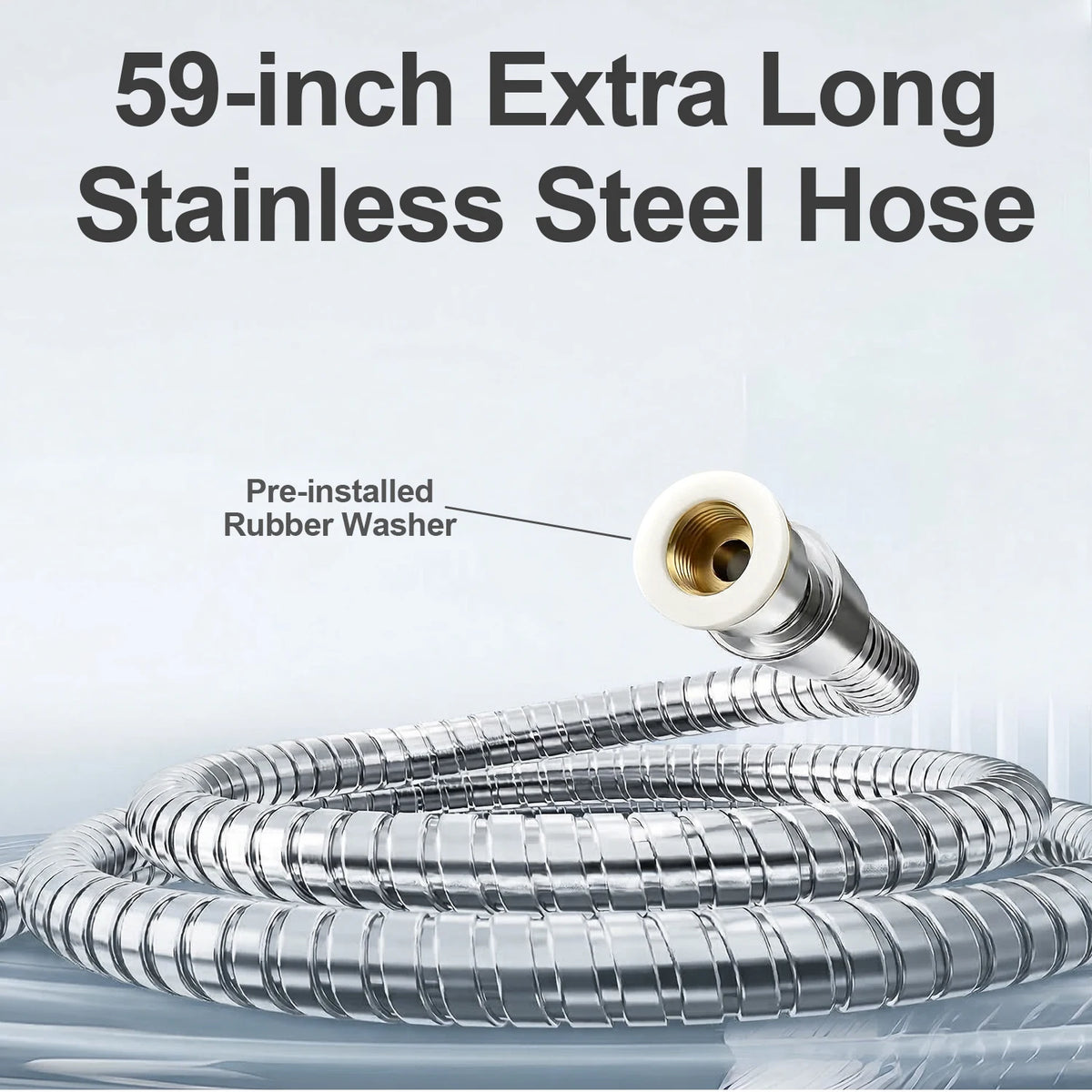 High-Flow 2-In-1 Wall-Mounted Handheld Shower Head Rain Shower