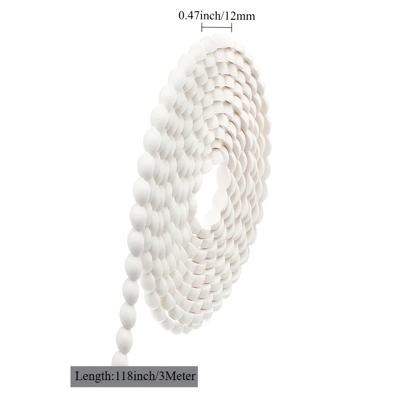 Yitape 300cm Self Adhesive Beaded Trim Strip Flexible
