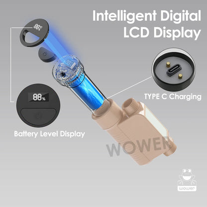 Wower Shower 2200mah Ipx8 Waterproof Electric Shower 2m