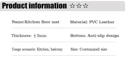 American Floor Mats Pvc Leather Waterproof Doormat Anti-Slip