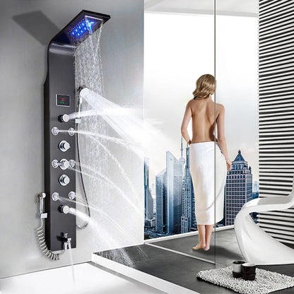 Bathroom Shower Panel Led Rainfall/Waterfall Shower Head