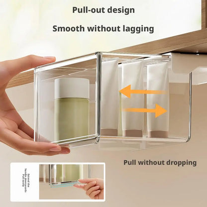 Transparent Bathroom Cotton Stick Makeup Cotton Bathroom Pull-Out