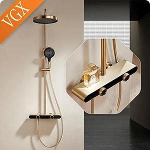 Vgx Concealed Thermostatic Shower System Temperature Digital
