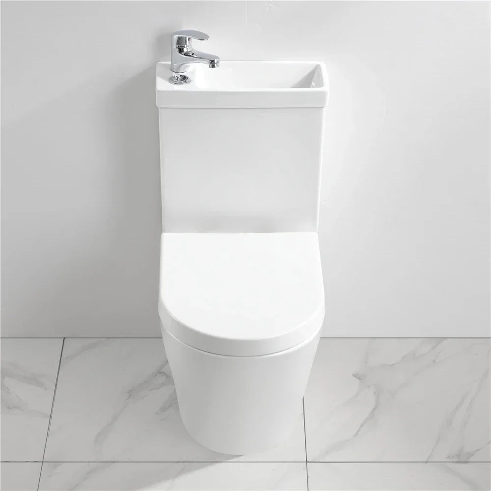 China 2in1 Sink Combined Washbasin Bathroom Toilet Space