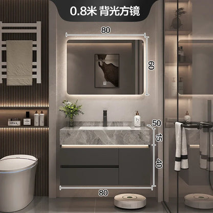 Paper Drawers Bathroom Cabinet Organizer Storage Mirror Toilet