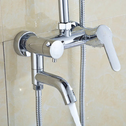 Bathroom Shower Faucet Bathtub Faucet Mixer Tap Chrome