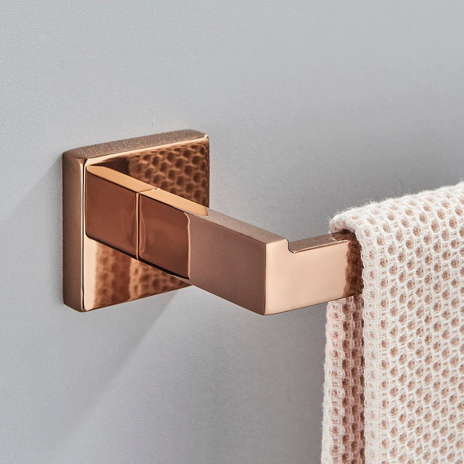 Bathroom Hardware Rose Gold Polish Shiny Bathrobe Hook