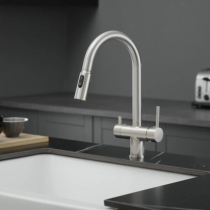 Pull Out Filter Sink Faucets Pull Down Cold