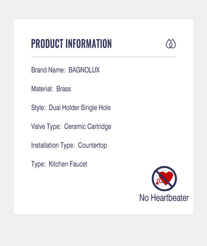 Brushed Gold Faucet Filter 360 Swivel Pure Water