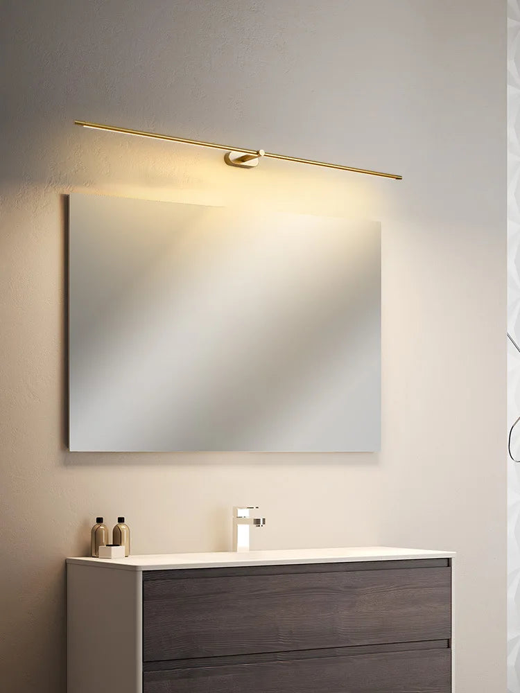 Nordic Slim Wall Sconce Lamp Bathroom Mirror Light