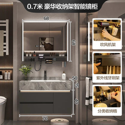 Paper Drawers Bathroom Cabinet Organizer Storage Mirror Toilet