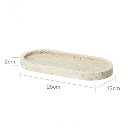 Travertine Bathroom Luxury Soap Dish Soap Dispenser Tissue